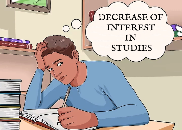 DECREASE OF INTEREST IN STUDIES - essay writing help in UK